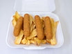 Mozzarella Cheese Sticks (4Pcs) with Chips